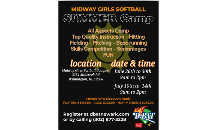 Softball Summer Camp at Midway
