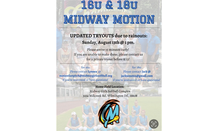16U and 18U Motion Tryouts